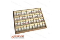 Игровой набор Монтессори «Печатный алфавит на пластиковых табличках» (красный)