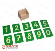 Игровой набор Монтессори «Шероховатые цифры»1