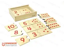 Игровой набор Монтессори «Цифры и точки. Арабские»1