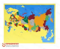 Игровой набор Монтессори «Карта субъектов Российской Федерации»1
