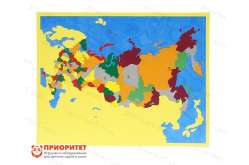 Игровой набор Монтессори «Карта субъектов Российской Федерации»