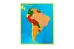 Игровой набор Монтессори «Карта Южной Америки»