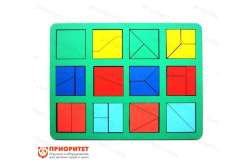 Игра Никитина «Сложи квадрат. 1 уровень» (макси)