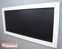 Меловая доска с рамкой «Белый глянец»1