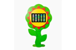 Интерактивная развивающая пристенная панель Цветок1