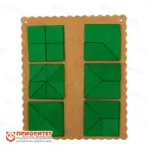 Игра «Прозрачный квадрат Ларчик» (ковролин, зеленый)