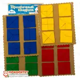 Игра «Прозрачный квадрат Ларчик» (ковролин, желтый)1