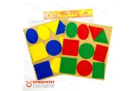 Игра «Эталонные фигуры Ларчик» (ковролин, 4 цвета)
