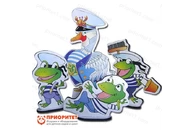 Комплект персонажей «Гусь и Лягушки» (подставка)