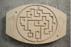 Балансировочная доска-лабиринт Для ножек №1 (натуральная)1