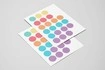 Набор цветных наклеек для интерактивного куба iMO-LEARN для школ