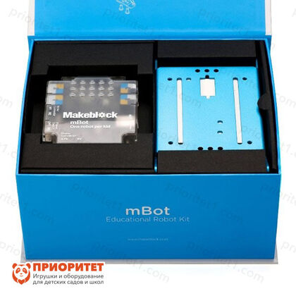 Базовый робототехнический набор mBotV1.1-Blue(Bluetooth Version) для школ