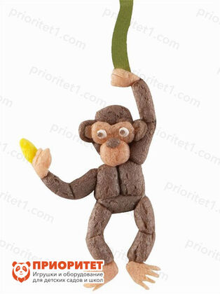 Мозаика PlayMais «Мир - Джунгли» обезьяна