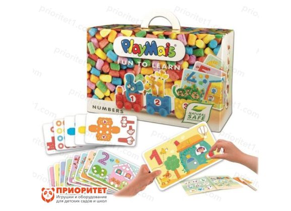 Мозаика PlayMais «Весело учимся - Цифры» упаковка