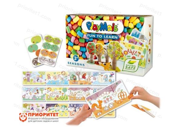 Мозаика PlayMais «Весело учимся - Времена года» упаковка