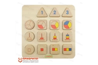 Панель «Сортировка: доли, числа, размер»