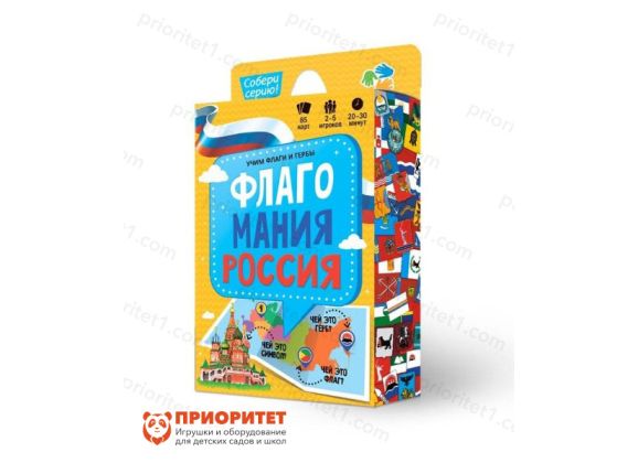 Карточная игра «Флагомания. Россия»