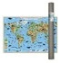 Настенная карта Мира в тубусе «Наша планета. Животный и растительный мир»