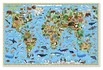 Настенная карта Мира «Наша планета. Животный и растительный мир»