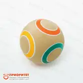 Мяч «Колечко» №3 бежевый в пакете1
