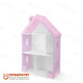 Кукольный домик из фанеры «Вероника» лилово-розовый1