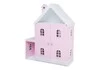 Кукольный домик «Снежана» с дверками розово-белый