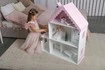 Кукольный домик «Снежана» бело-розовый