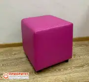 Пуф «Куб» сиреневый1