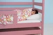 Кровать Домик Хвоя розовая для детей