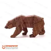Деревянный конструктор «Медведь» с набором карандашей1