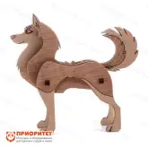 Деревянный конструктор «Собака» с дополненной реальностью 14 деталей1