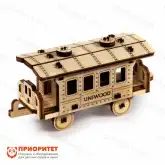 Деревянный конструктор «Пассажирский вагон» с дополненной реальностью1