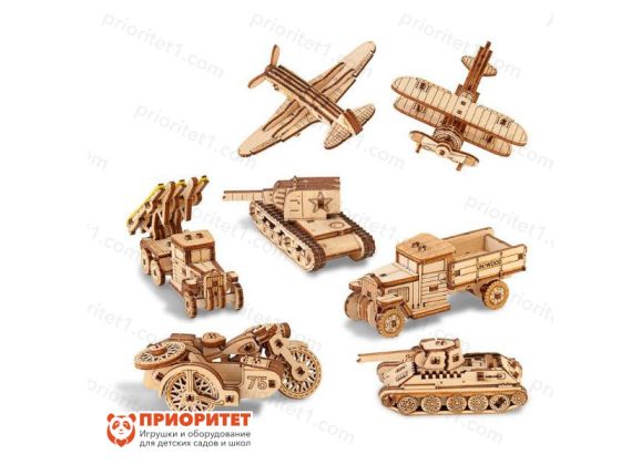 Набор миниатюрных конструкторов «Военная техника победы»