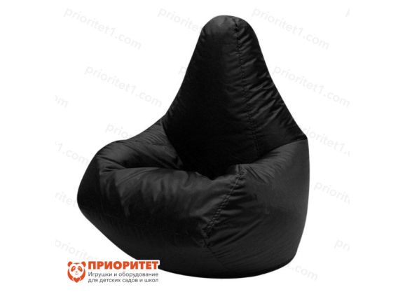 Кресло-мешок «Груша» (полиэстер, черный)