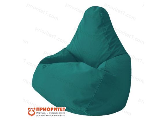 Кресло-мешок «Груша» (микророгожка, бирюзовый)