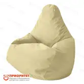 Кресло-мешок «Груша» (микророгожка, слоновая кость)1