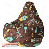 Кресло-мешок «Груша. Космостарс-04» (велюр)1