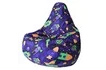 Кресло-мешок «Груша. Космостарс-07» (велюр)