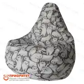 Кресло-мешок «Груша. Котофей-01» (велюр)1