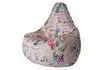 Кресло-мешок «Груша. Принцесски» (велюр)