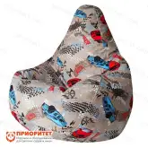 Кресло-мешок «Груша. Рэйсер-01» (велюр)1