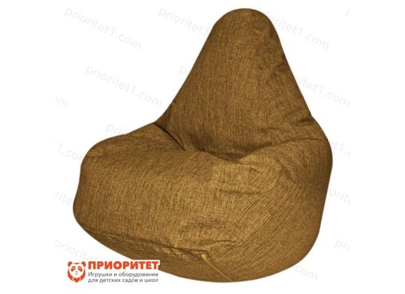 Кресло-мешок «Груша» (рогожка, коричневый)