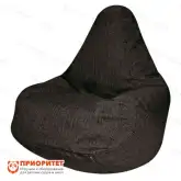 Кресло-мешок «Груша» (рогожка, темно-серый)1