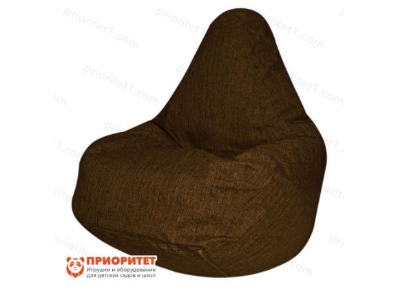 Кресло-мешок «Груша» (рогожка, шоколадный)