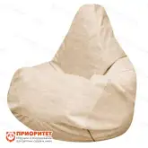 Кресло-мешок «Груша» (микровелюр, бежевый)1