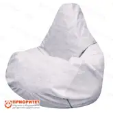 Кресло-мешок «Груша» (микровелюр, белый)1