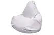 Кресло-мешок «Груша» (микровелюр, белый)