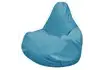 Кресло-мешок «Груша» (микровелюр, бирюзовый)