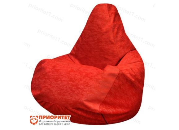 Кресло-мешок «Груша» (микровелюр, красный)