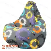 Кресло-мешок «Груша. Кругос» (жаккард)1